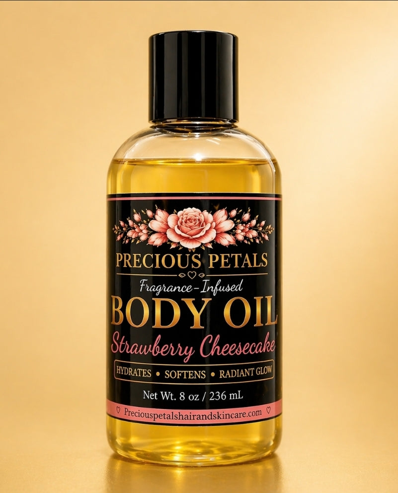 Body● Strawberry Cheesecake Body Oil 8 oz