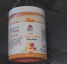Load image into Gallery viewer, BODY BUTTER**Exotic Peach, Strawberry Milkshake, Exotic Passion Fruit, Exotic Pineapple, Cashemere, Strawberry Pound Cake Body Butter(organic ingredients)