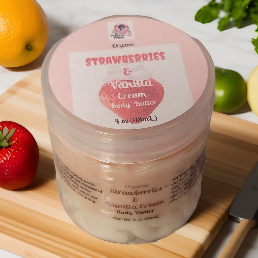 Body Butters: Hawaiian Tropical, Watermelon, Strawberry Cheesecake, Strawberries & Vanilla Cream, & More...