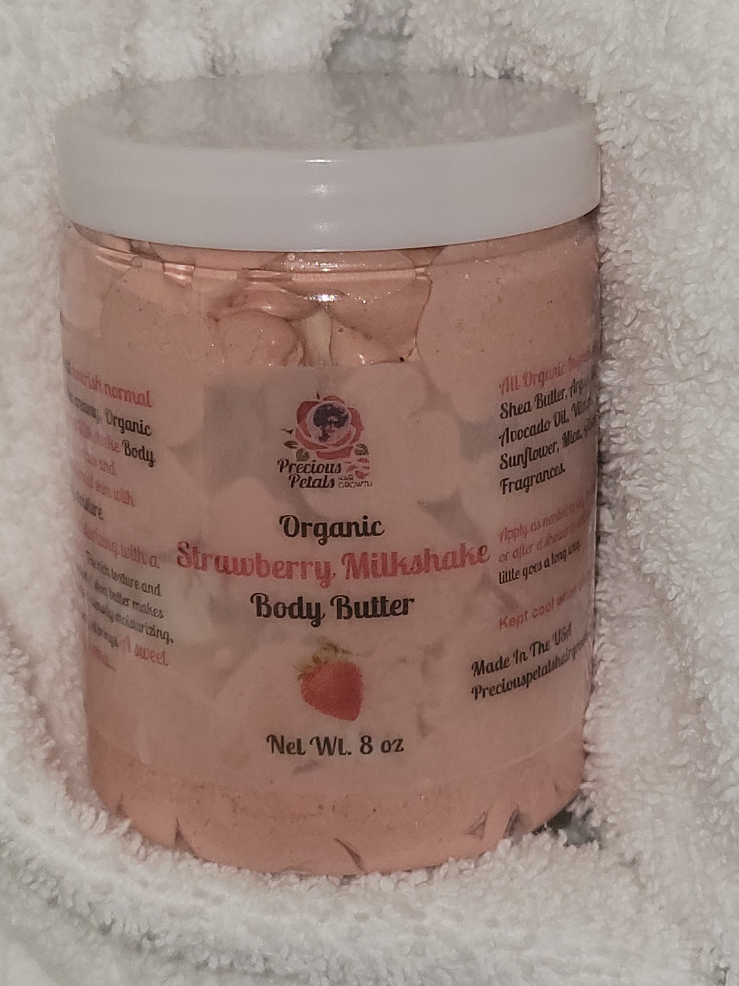 Variety of BUTTERS**Exotic Peach, Strawberry Milkshake, Exotic Passion Fruit, Exotic Pineapple, Cashemere, Strawberry Pound Cake Body Butter