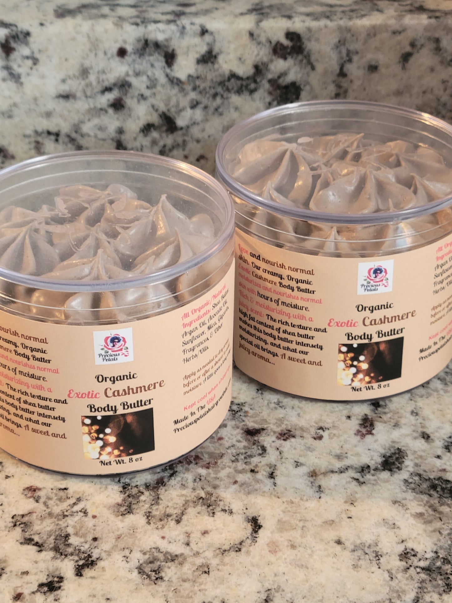 Variety of BUTTERS**Exotic Peach, Strawberry Milkshake, Exotic Passion Fruit, Exotic Pineapple, Cashemere, Strawberry Pound Cake Body Butter