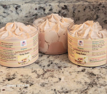 Load image into Gallery viewer, BODY BUTTER***1. Whipped Organic Warm Vanilla Sugar Body Butter &amp; 2. Sandalwood Body Butter
