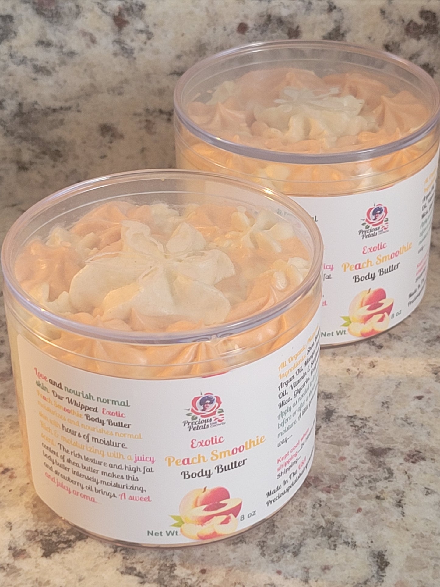 Variety of BUTTERS**Exotic Peach, Strawberry Milkshake, Exotic Passion Fruit, Exotic Pineapple, Cashemere, Strawberry Pound Cake Body Butter
