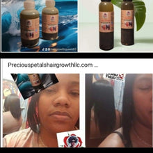 Load image into Gallery viewer, HAIR***Precious Petals Organic Hair Growth Oil 1 oz, 2 oz, &amp; 4 oz Bottles (Regular &amp; Extra Strength)
