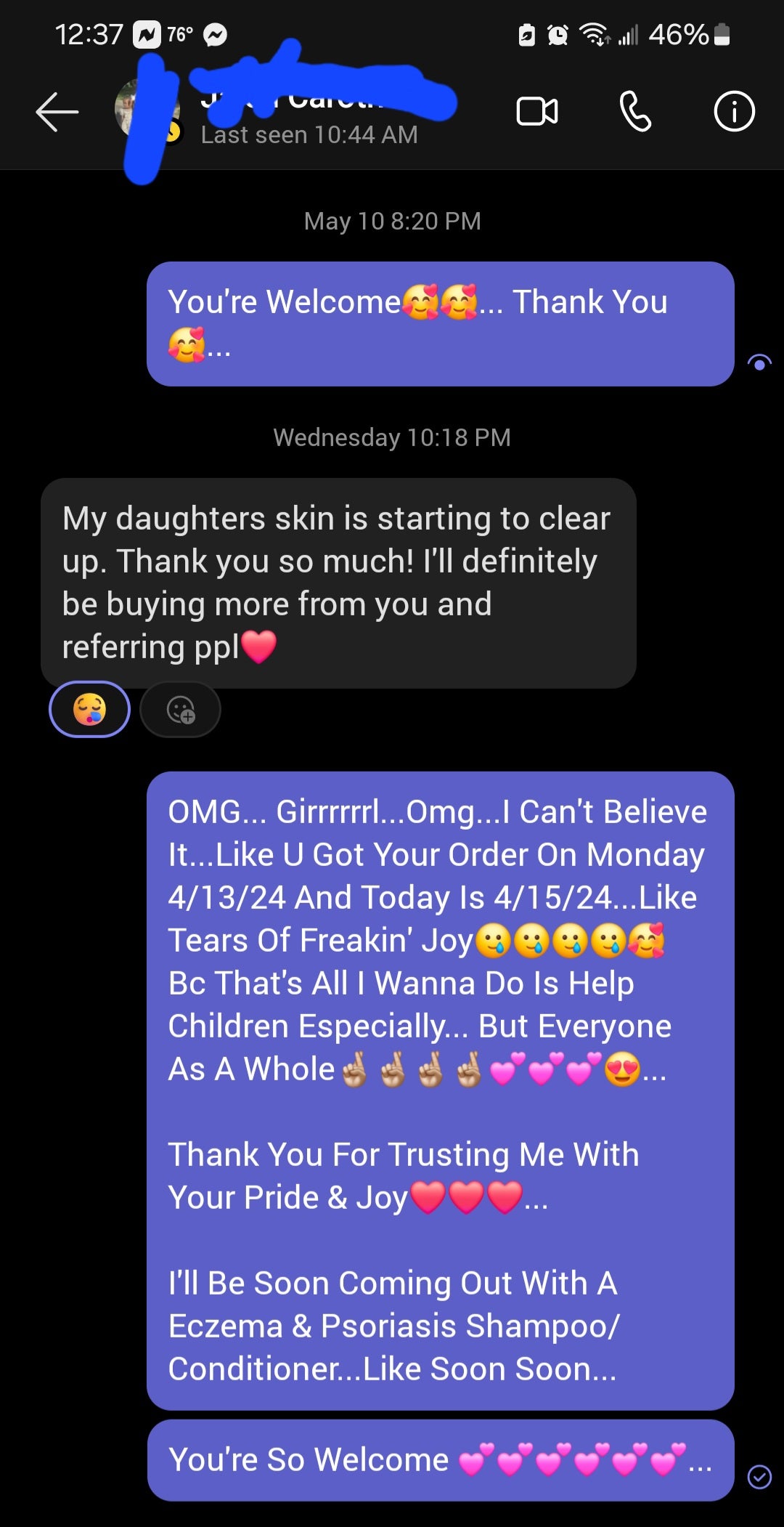 Skin***Organic Eczema & Psoriasis Cream