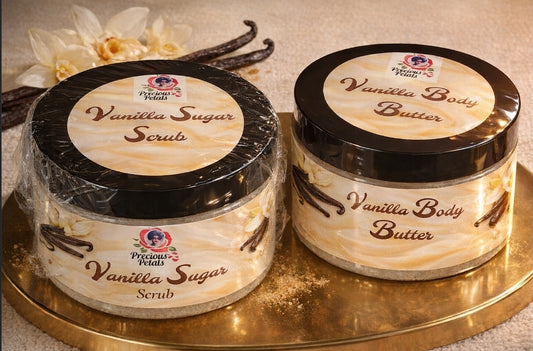 OG●Body Butter & Sugar Scrub Vanilla Bundle