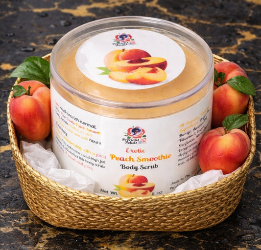 Sugar Scrub●Exotic Pineapple Coconut 8 oz, Exotic Peach Smoothie 8 oz, Juicy Watermelon 8 oz, Oatmeal Sugar Scrub 12 oz, Bahamama Berry 8 oz , Passion Fruit 8 oz, Cucumber Melon 8 oz, Cotton Candy 8 oz, Mango 8 oz, Baby Powder 8 oz