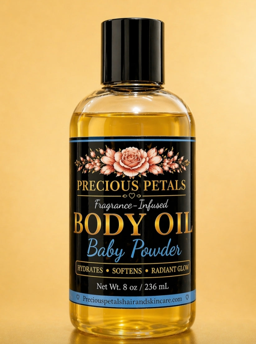 Body● Baby Powder Body Oil 8 oz