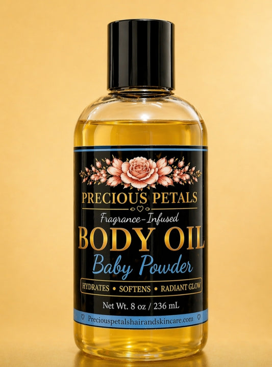 Body● Baby Powder Body Oil 8 oz