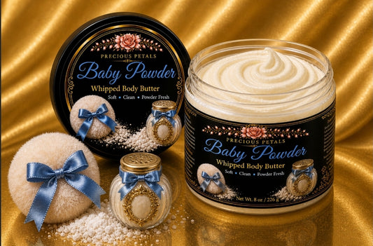 Butter●Whipped Baby Powder Body Butter 8 oz