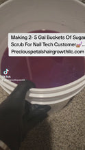 Load and play video in Gallery viewer, SUGAR SCRUB***Organic Orange Sugar Scrub 5-gal bucket (assorted flavors)
