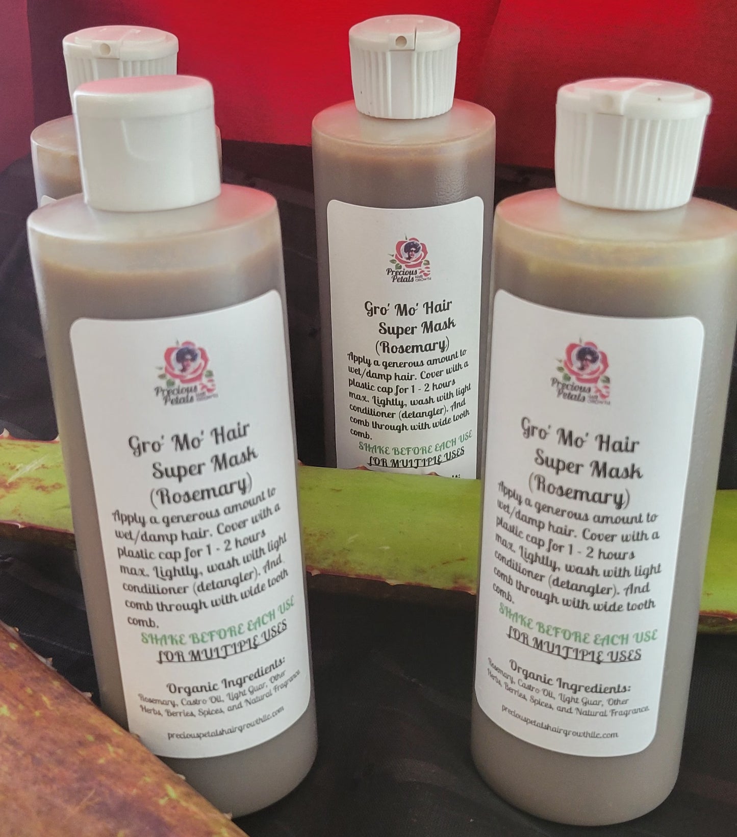 Hair: Gro' Mo' Hair Super Mask (plastic cap included)
